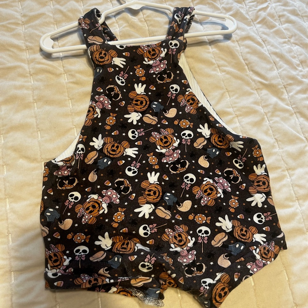 Handmade Disney Halloween overalls